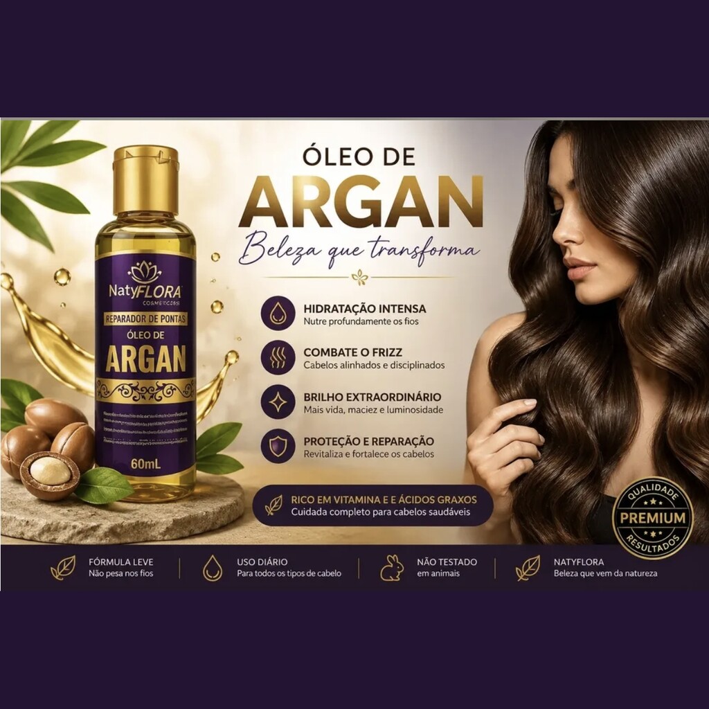 Reparador de Pontas Óleo de Argan: banner