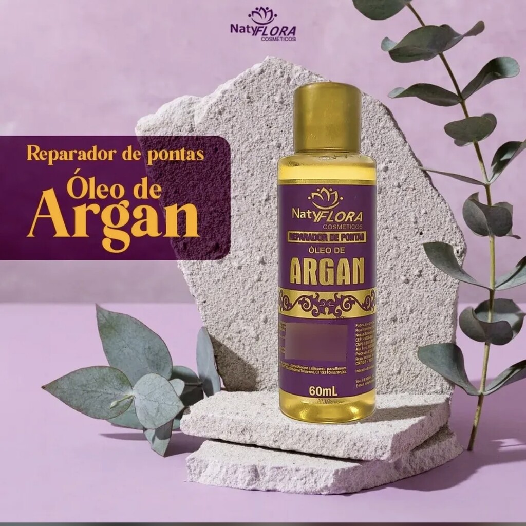 Reparador de Pontas Óleo de Argan NatyFlora – foto do produto