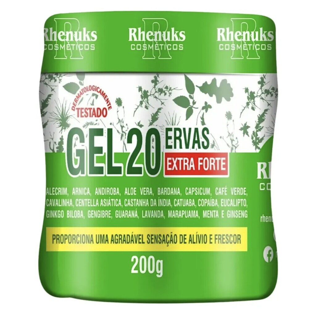 Pote do Gel 20 Ervas