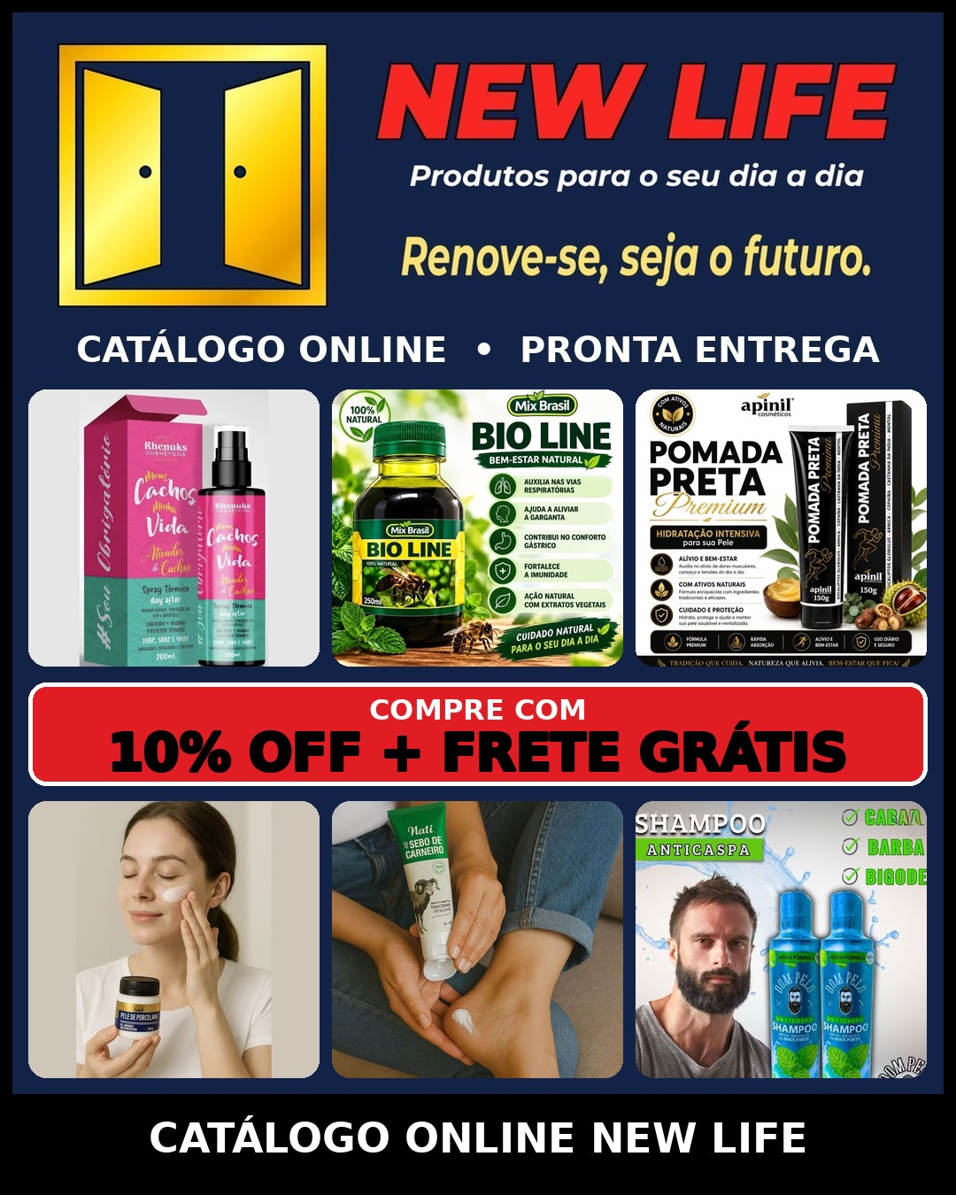 New Life — Catálogo Online, pronta entrega