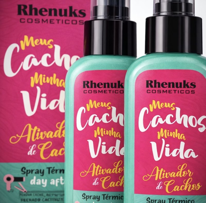 Ativador de Cachos Meus Cachos Minha Vida Rhenuks